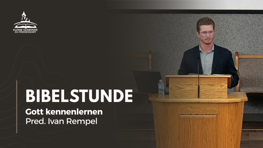 Bibelstunde | Gott kennenlernen
